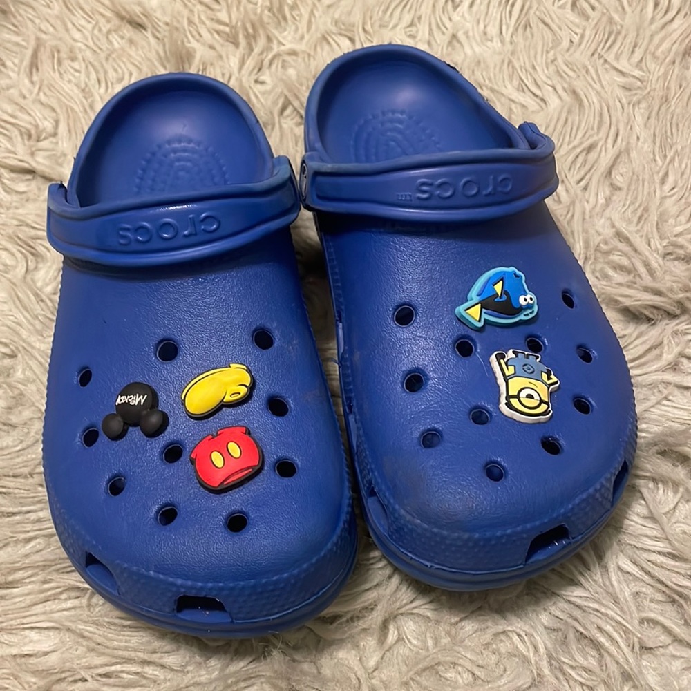 Blue CROCS!!